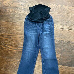 1822 Denim Better Butter Sheila Slim Straight Maternity Jean Size 10